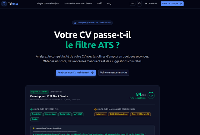 Talenta (ATS Analyzer)